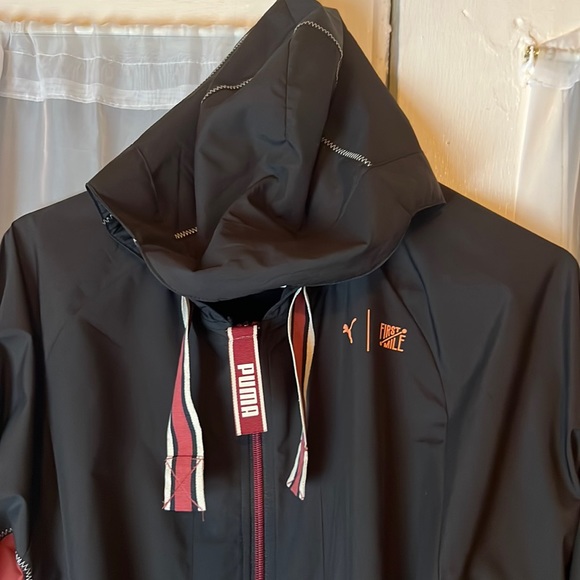 PUMA x FIRST MILE Women's Anorak Women’s XS Puma Black-Burnt Russet - Picture 2 of 9